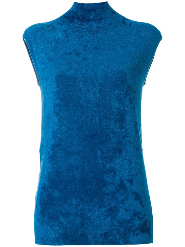 Marni High Neck Top - Blue