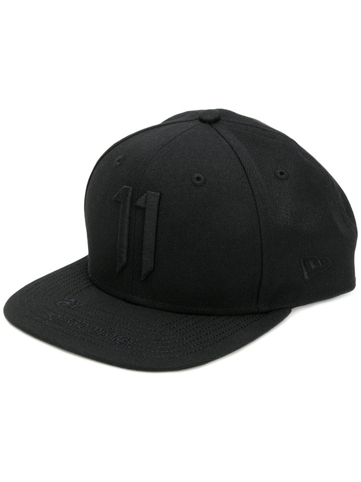 11 By Boris Bidjan Saberi Embroidered Cap - Black