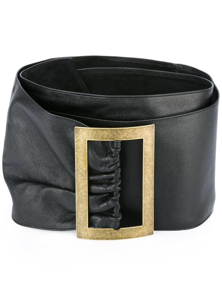 Philosophy Di Lorenzo Serafini Large Belt, Women's, Size: Small, Black, Leather