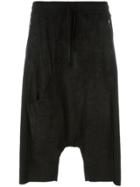 Forme D'expression Thai Drop Crotch Shorts - Black