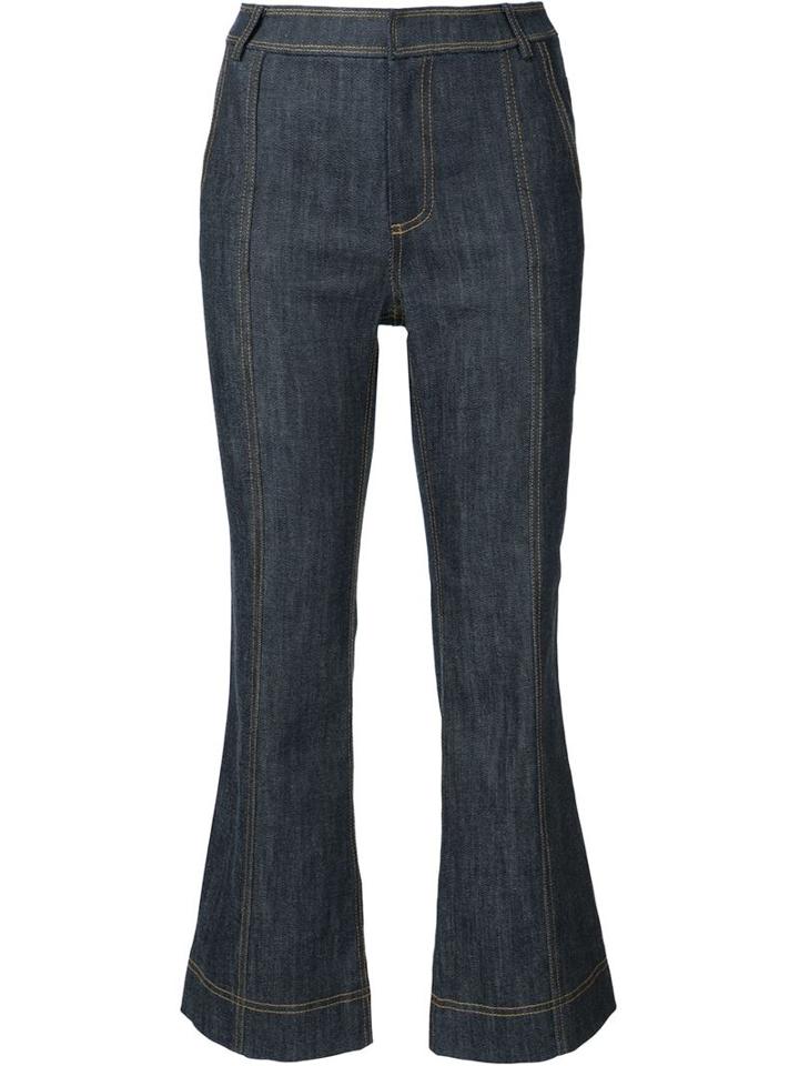 Derek Lam 10 Crosby Cropped Denim Trousers