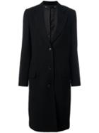 Paul Smith Single Breasted Coat, Women's, Size: 40, Black, Wool/cupro