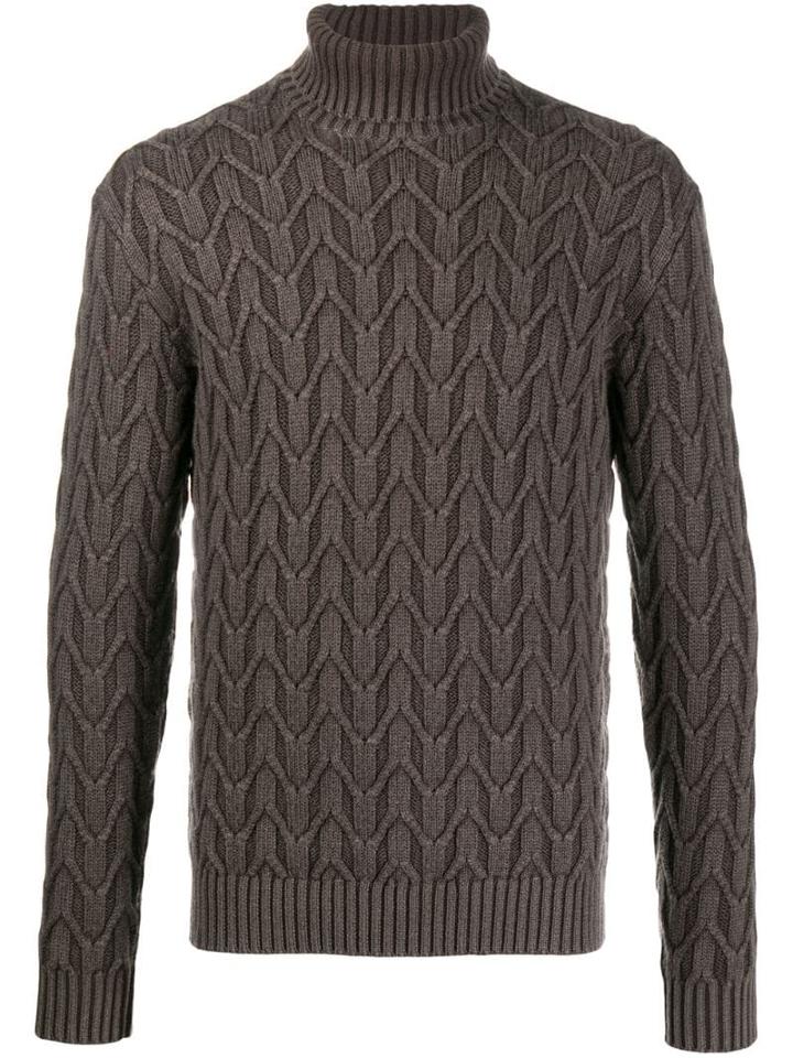 Circolo 1901 Cable-knit Sweatshirt - Grey