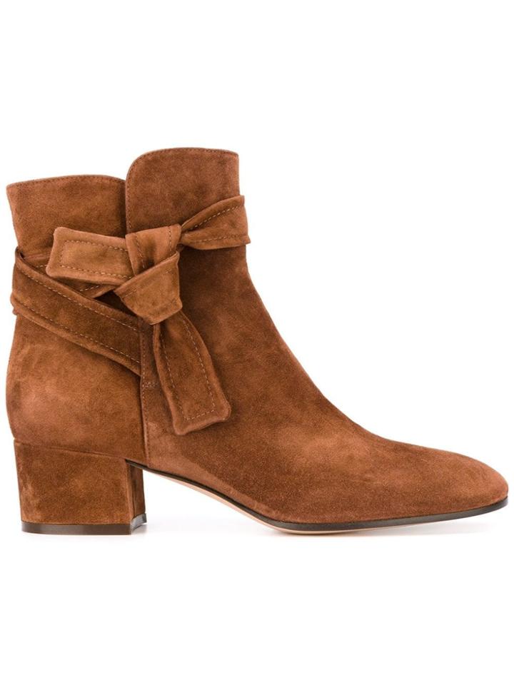 Gianvito Rossi 'leslie' Midi Boots - Brown