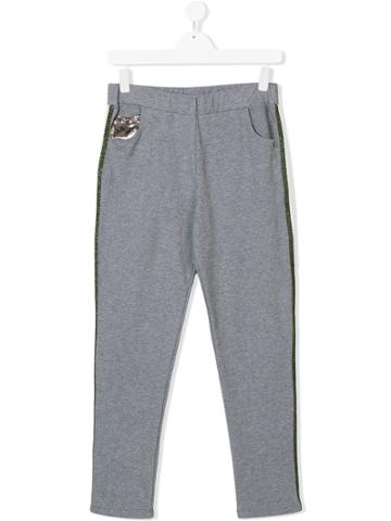 Miss Grant Kids Teen Embellished Leggings - Grey
