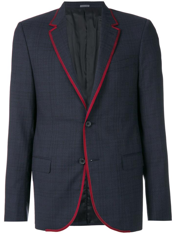Lanvin Contarst Trim Blazer - Blue