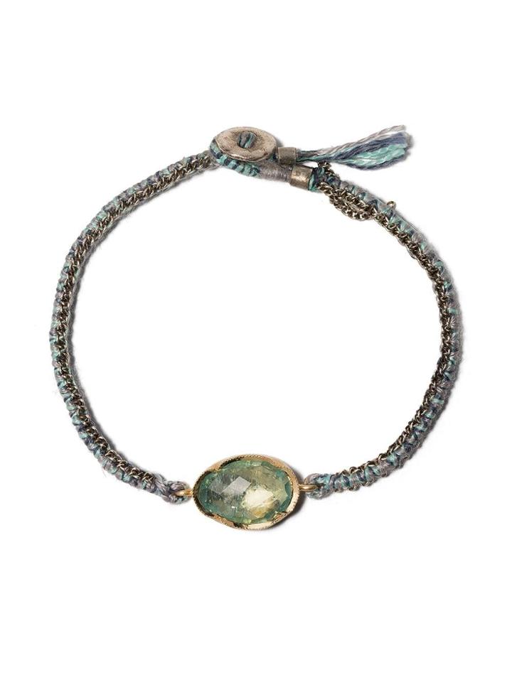Brooke Gregson 14kt Gold Orbit Bracelet - Blue
