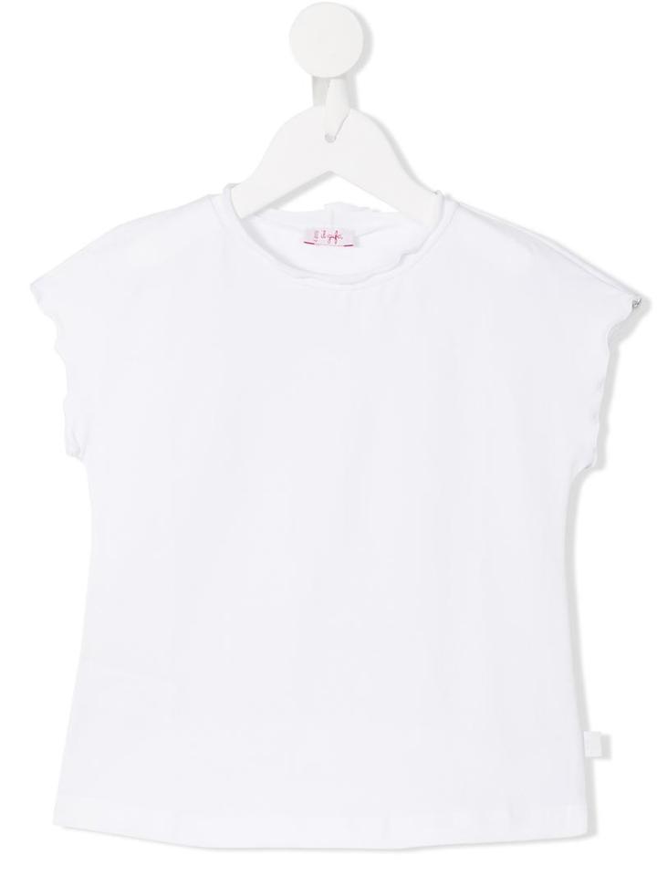 Il Gufo - Curled Edge T-shirt - Kids - Cotton/spandex/elastane - 3 Yrs, Toddler Girl's, White