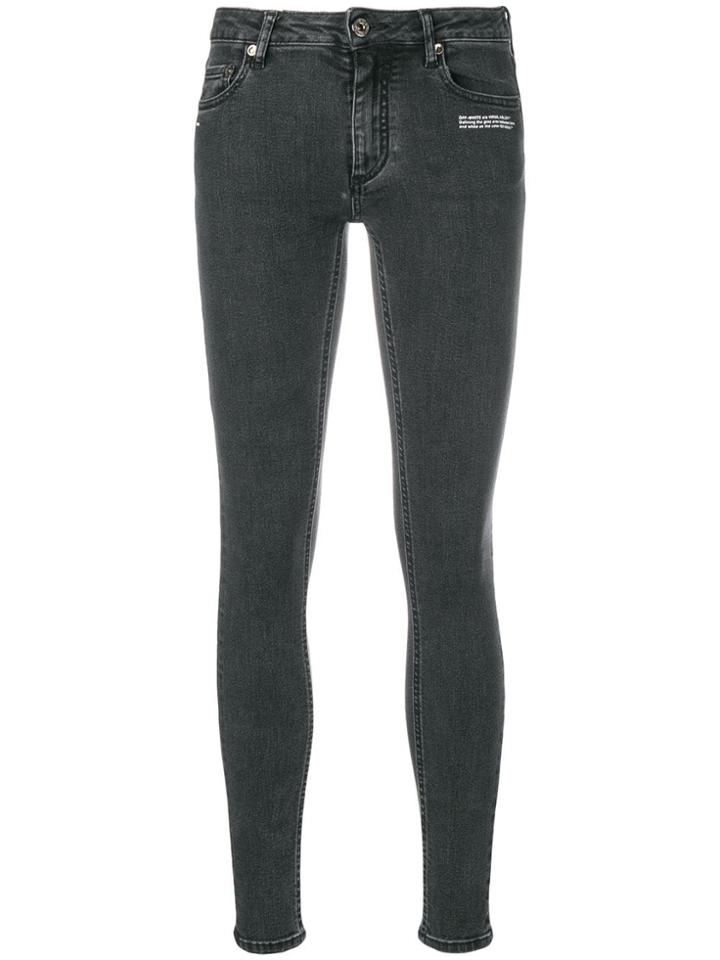 Off-white Classic Skinny Jeans - Blue
