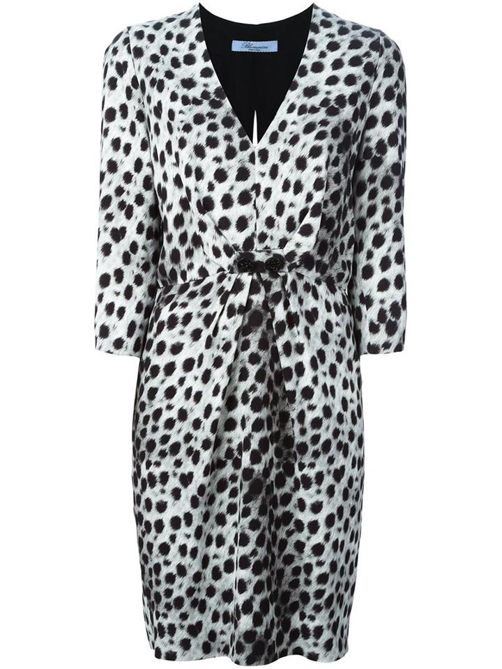 Blumarine Leopard Print Dress