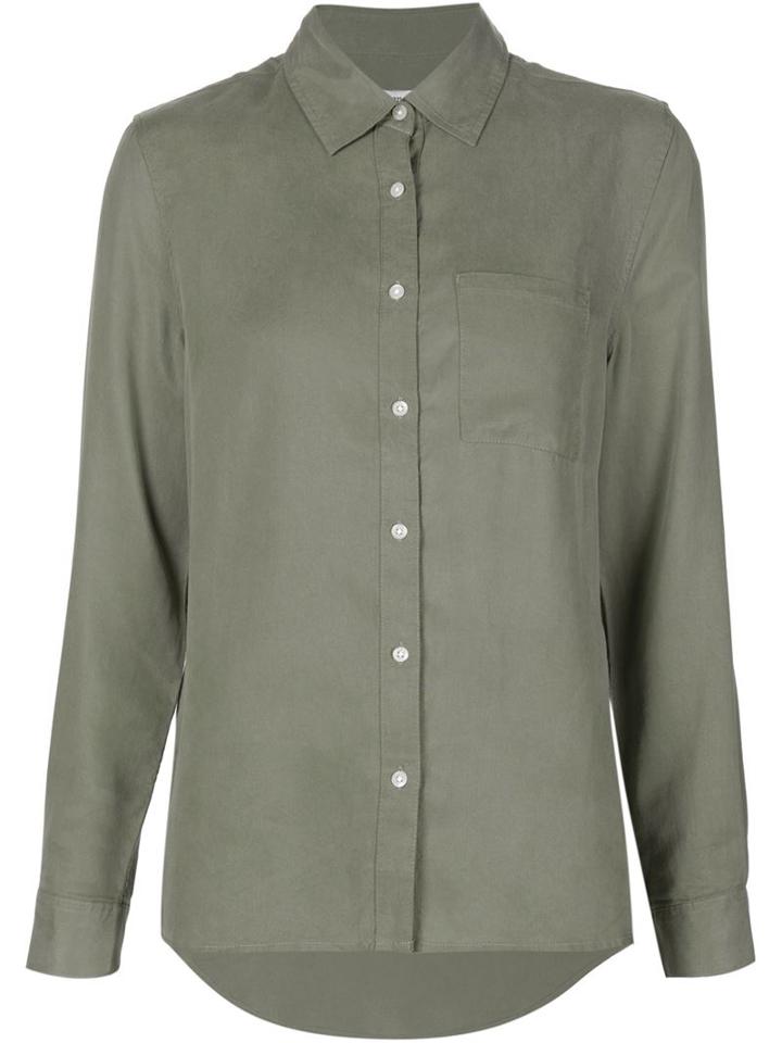 321 Chest Pocket Shirt, Women's, Size: S, Green, Tencel