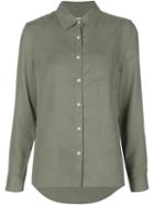 321 Chest Pocket Shirt, Women's, Size: S, Green, Tencel