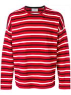 Ami Paris Oversized Crewneck Sweater - Red