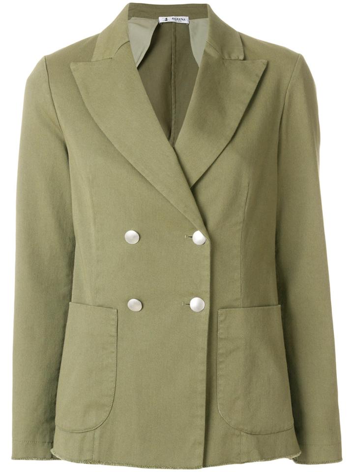 Barena Double Breasted Blazer - Green