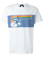No21 Ski Print T-shirt, Men's, Size: Xl, White, Cotton
