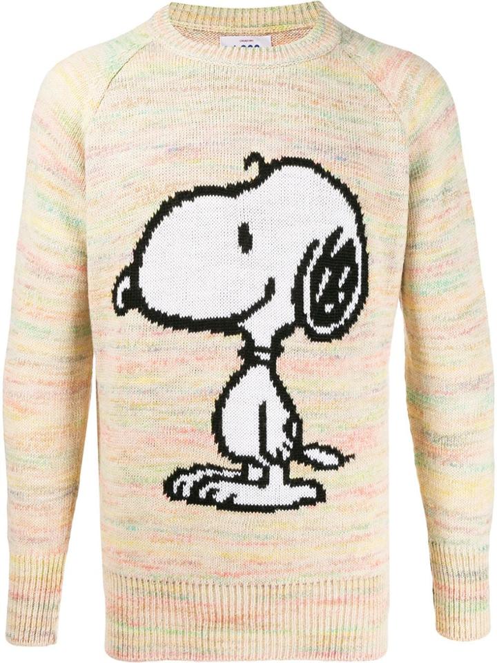 Lc23 Snoopy Intarsia Jumper - Neutrals
