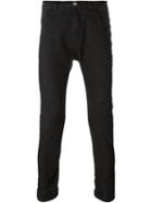 Poème Bohémien High Waist Skinny Jeans, Men's, Size: 48, Black, Cotton/spandex/elastane
