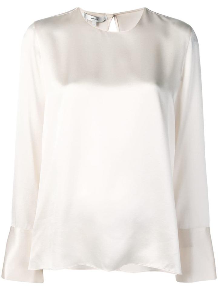 Vince Fluid Blouse - Neutrals