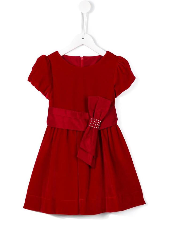 Lapin House Ribbon Detail Dress, Girl's, Size: 6 Yrs, Red