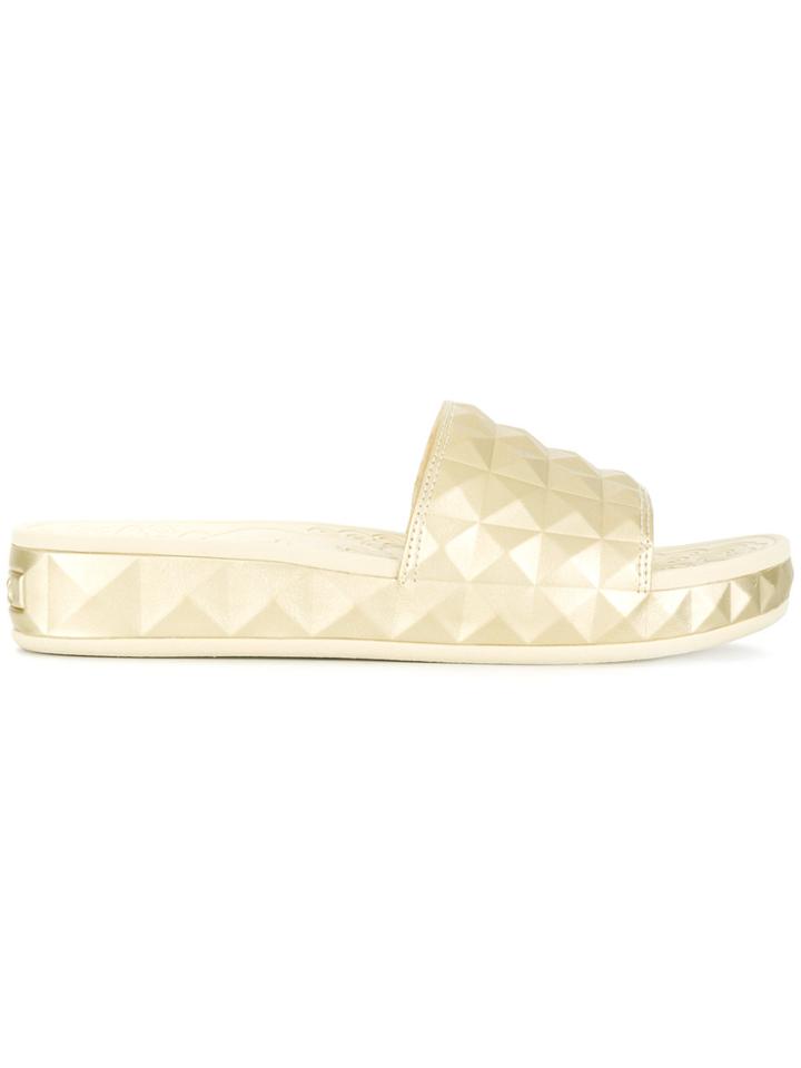 Ash Stud Body Slides - Metallic