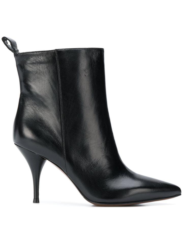 L'autre Chose Pointed Ankle Boots - Black