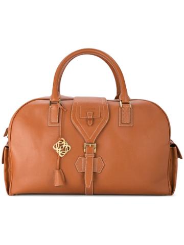 Loewe Vintage Logos Jumbo Xl 2way Travel Handbag - Brown