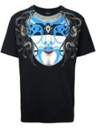 Marcelo Burlon County Of Milan Mask Print T-shirt, Men's, Size: Small, Black, Cotton