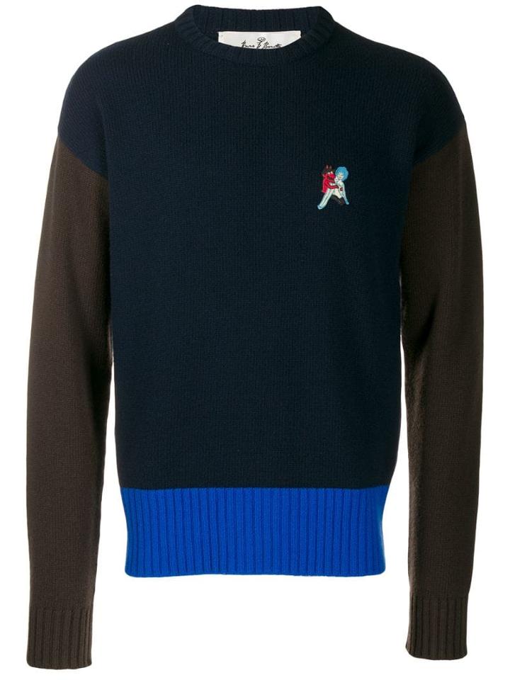 Marni X Bruno Bozzetto Devil Logo Jumper - Blue