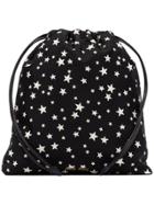 Miu Miu Miu Blk Wht Star Pch - Black