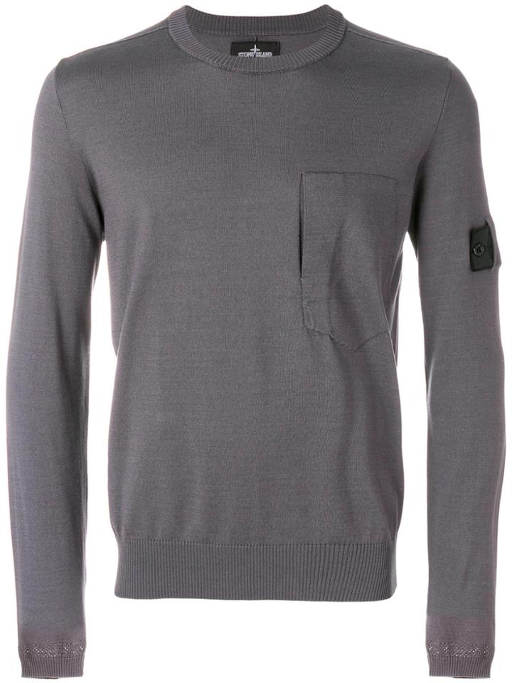 Stone Island Shadow Project Long Sleeved Sweatshirt - Grey