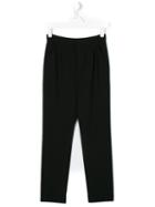 Dsquared2 Kids - Straight Leg Trousers - Kids - Spandex/elastane/virgin Wool - 16 Yrs, Black