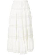 Mes Demoiselles Havilah Romantic Lace Skirt - White
