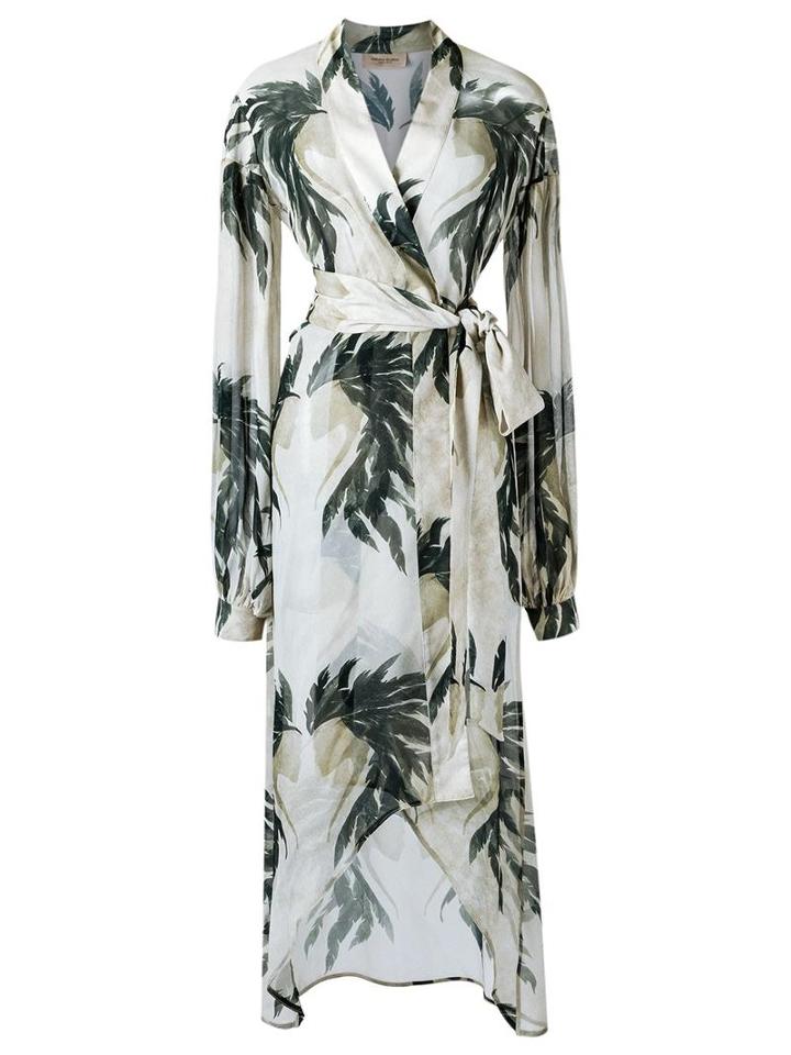 Adriana Degreas Beach Cover-up, Women's, Size: G, White, Silk