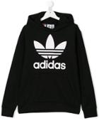 Adidas Kids Teen Adidas Originals Trefoil Hoodie - Black