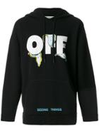 Off-white Off Print Hoodie - Black