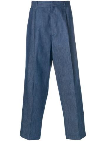 Tonello Cs Wide Leg Trousers - Blue