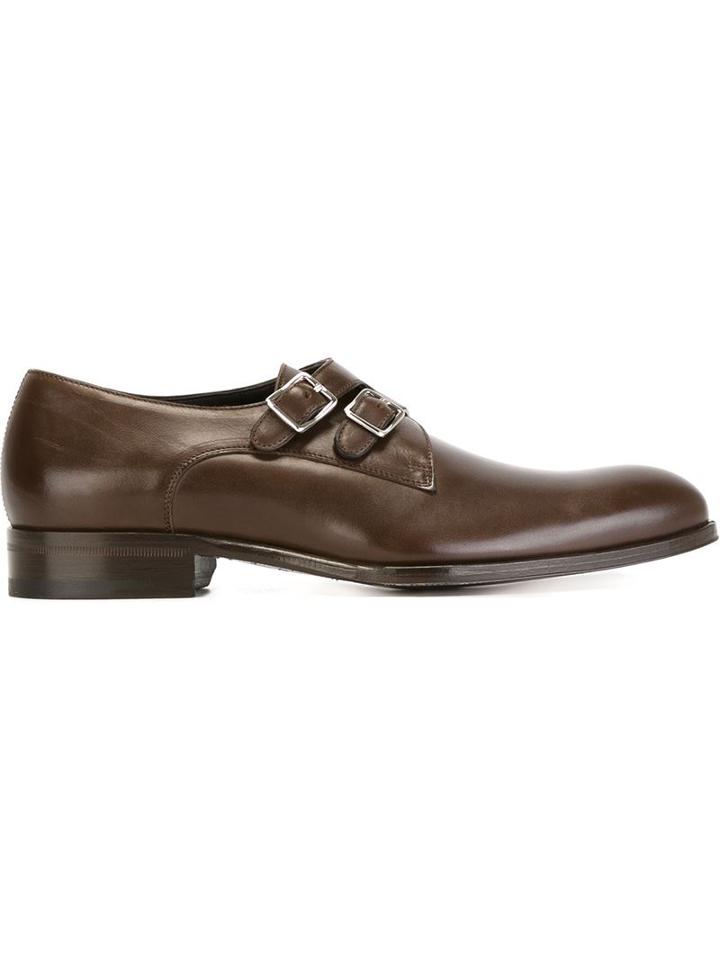 Mr. Hare Andreas Monk Shoes, Men's, Size: 10, Brown, Calf Leather/leather