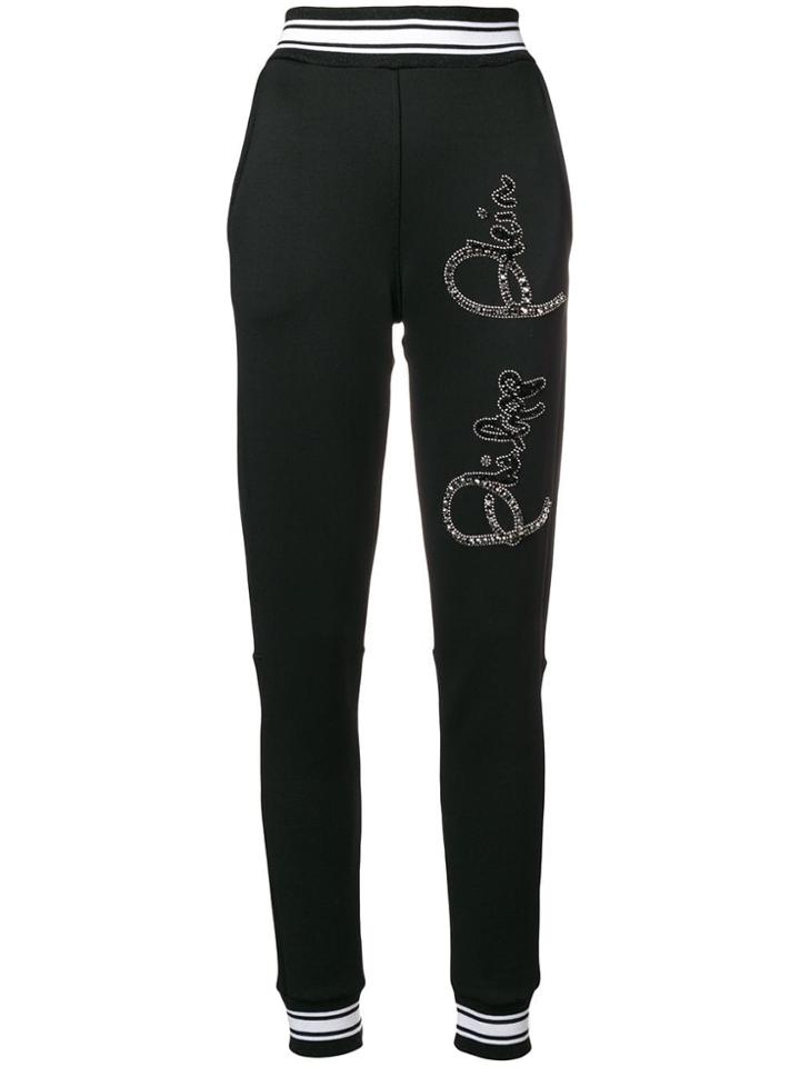 Philipp Plein Logo Track Trousers - Black