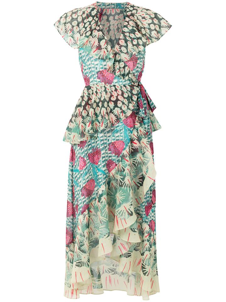 Temperley London Garden Cacti Printed Dress - Multicolour