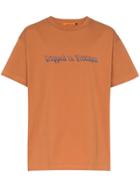 Vyner Articles Logo Print Relaxed Fit T-shirt - Brown