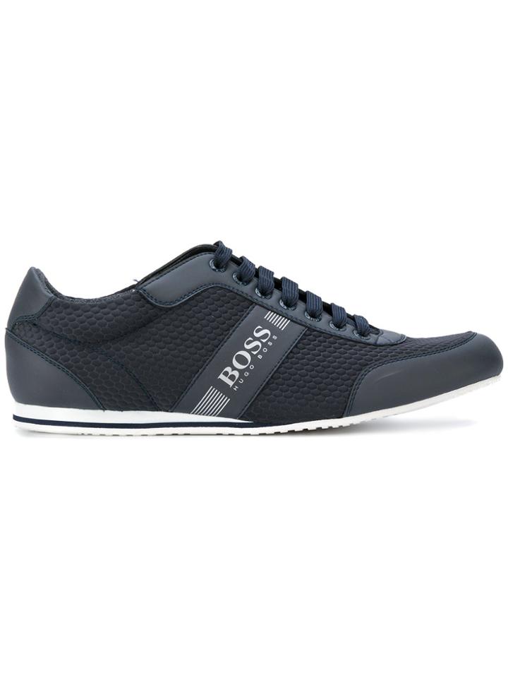 Boss Hugo Boss Textured Sneakers - Blue