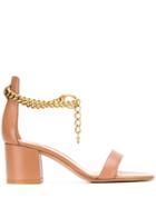 Gianvito Rossi Chain Detail Sandals - Neutrals