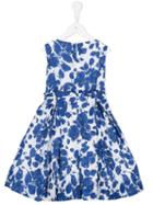 Familiar Floral Print Dress, Girl's, Size: 7 Yrs, White