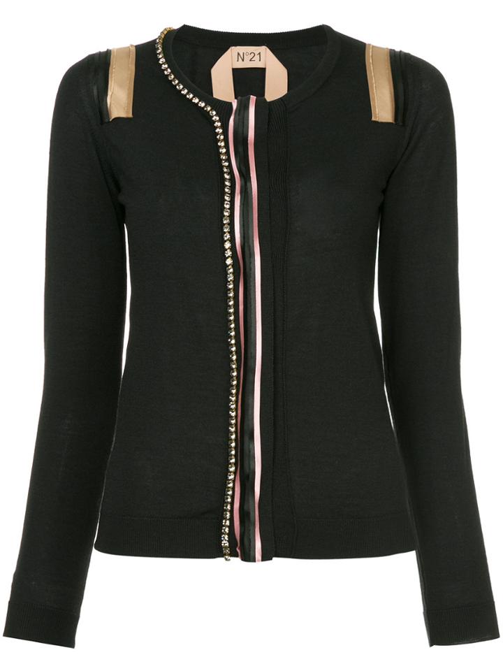 No21 Embellished Jumper - Black