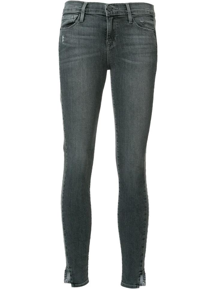 Frame Denim Skinny Jeans, Women's, Size: 29, Grey, Cotton/polyester/spandex/elastane