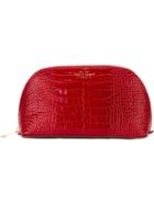 Smythson Snakeskin Effect Makeup Bag