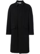 Alexander Wang Oversized Coat, Men's, Size: 46, Black, Cotton/acrylic/nylon/wool