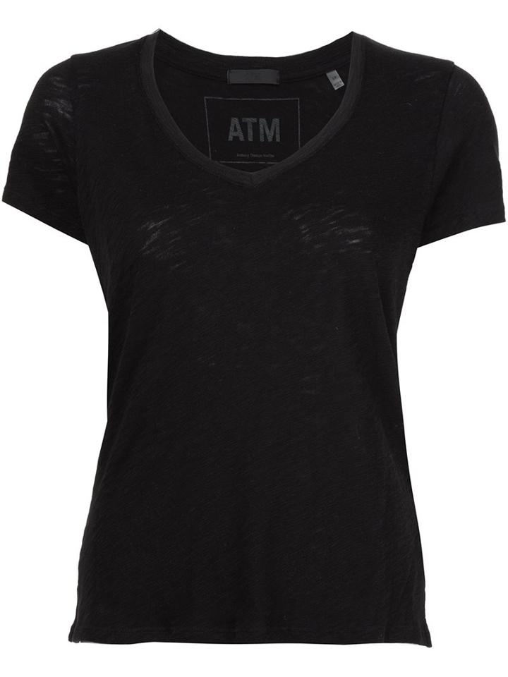 Atm Anthony Thomas Melillo 'schoolboy' V-neck T-shirt