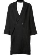 Toogood 'the Umpire' Coat, Women's, Size: 3, Black, Cotton/linen/flax/wool
