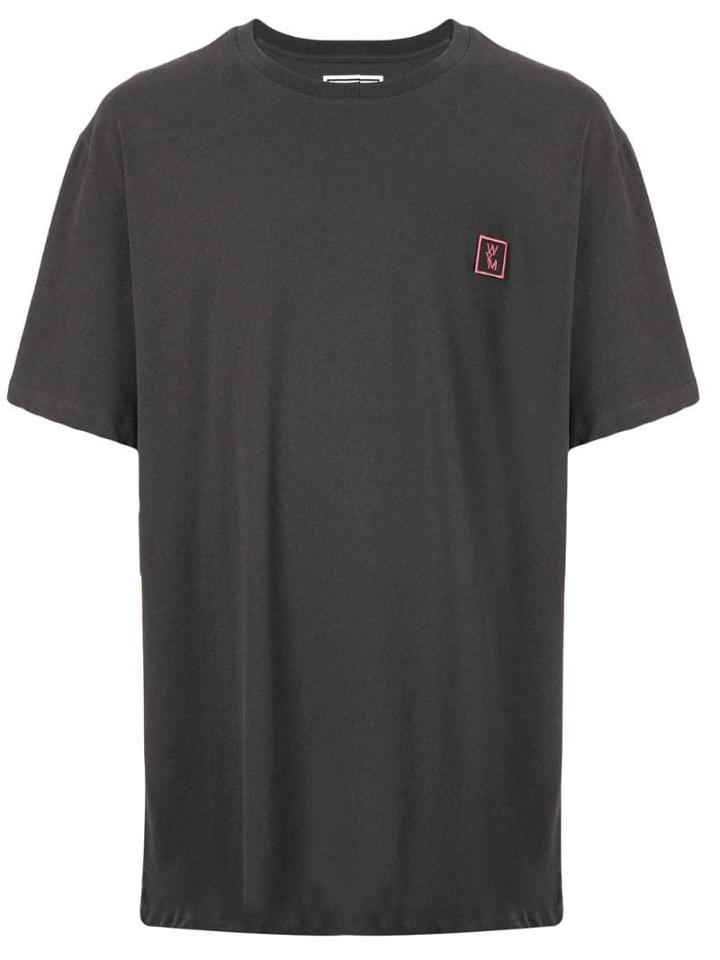 Wooyoungmi Logo Patch T-shirt - Grey